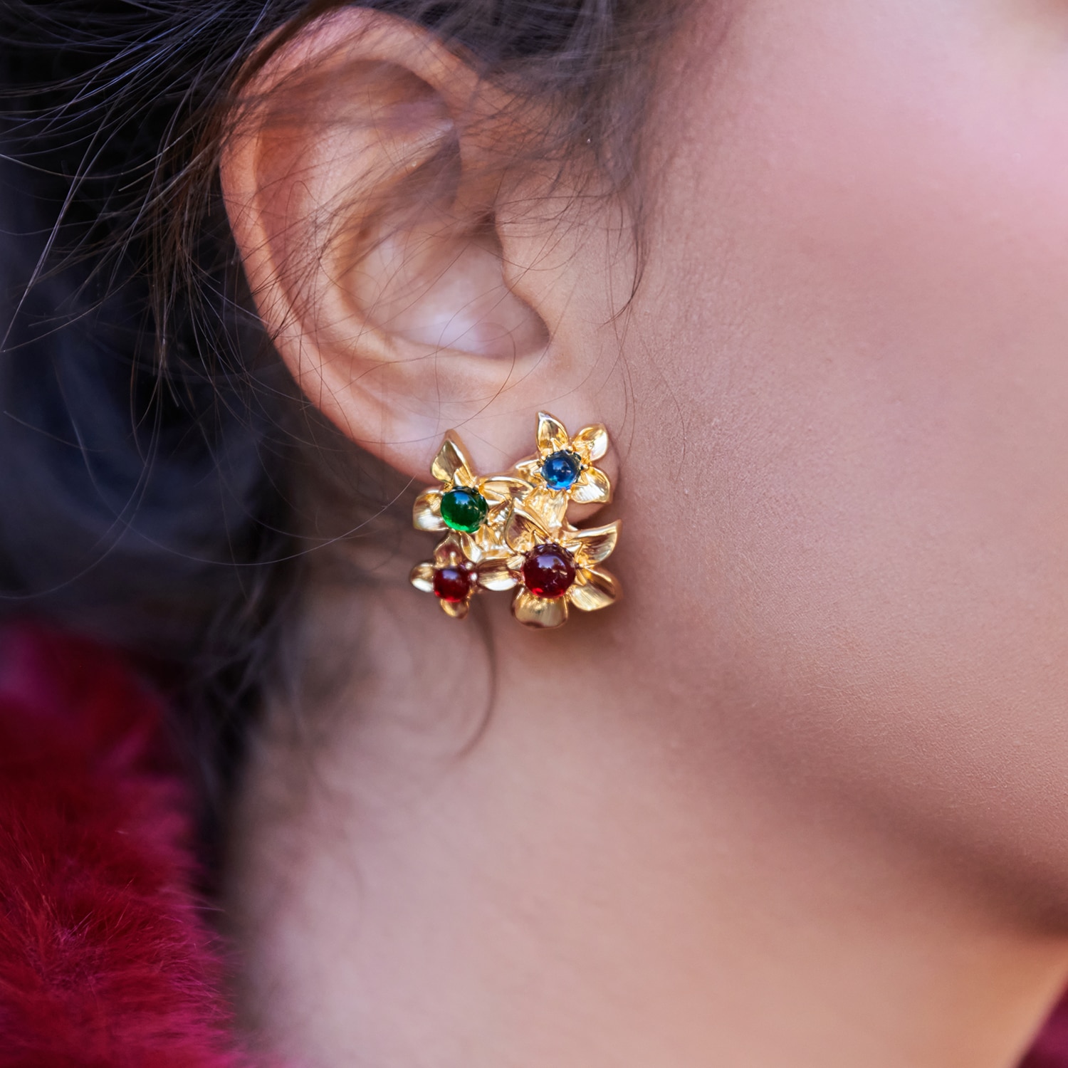 BOUCLES D'OREILLES VINTAGE BENILDA
