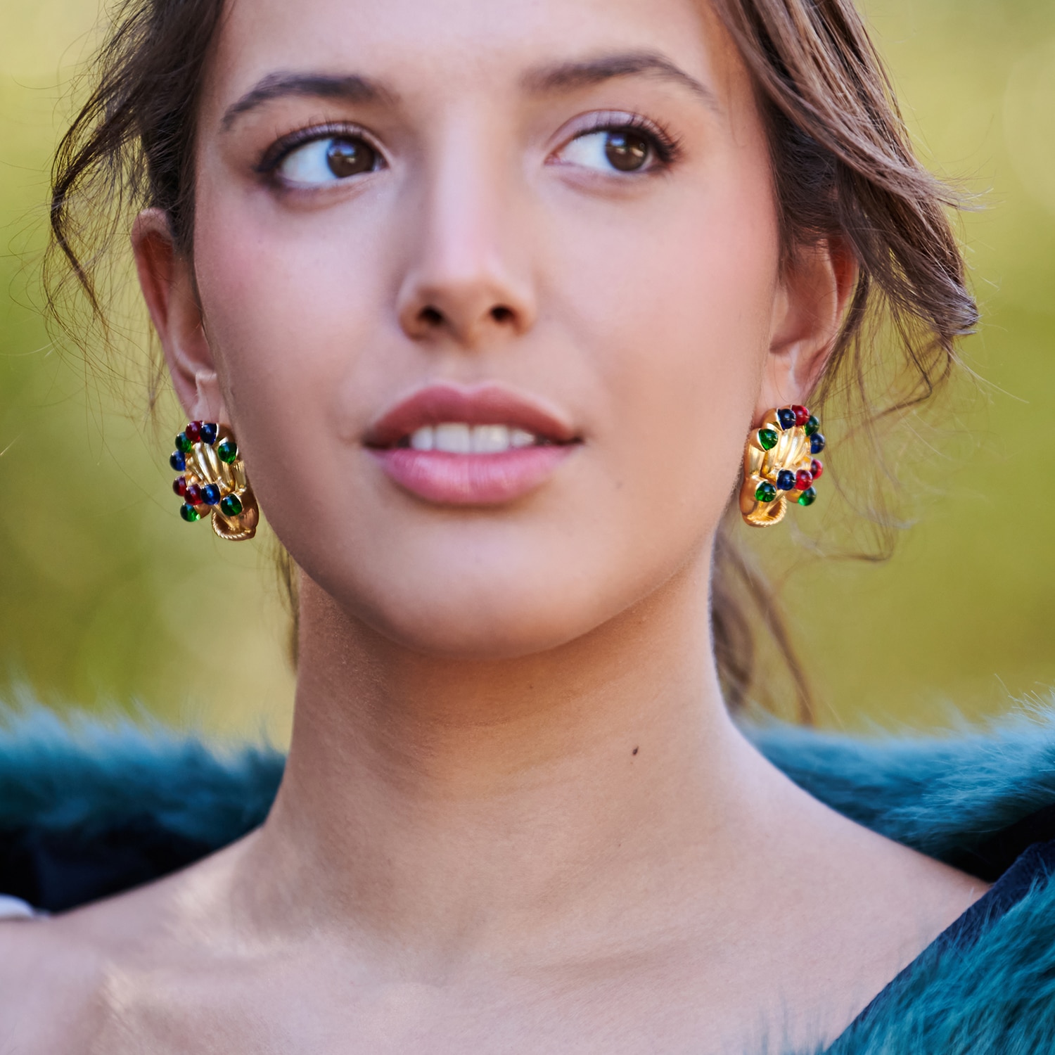 BOUCLES D'OREILLES VINTAGE BALBINA