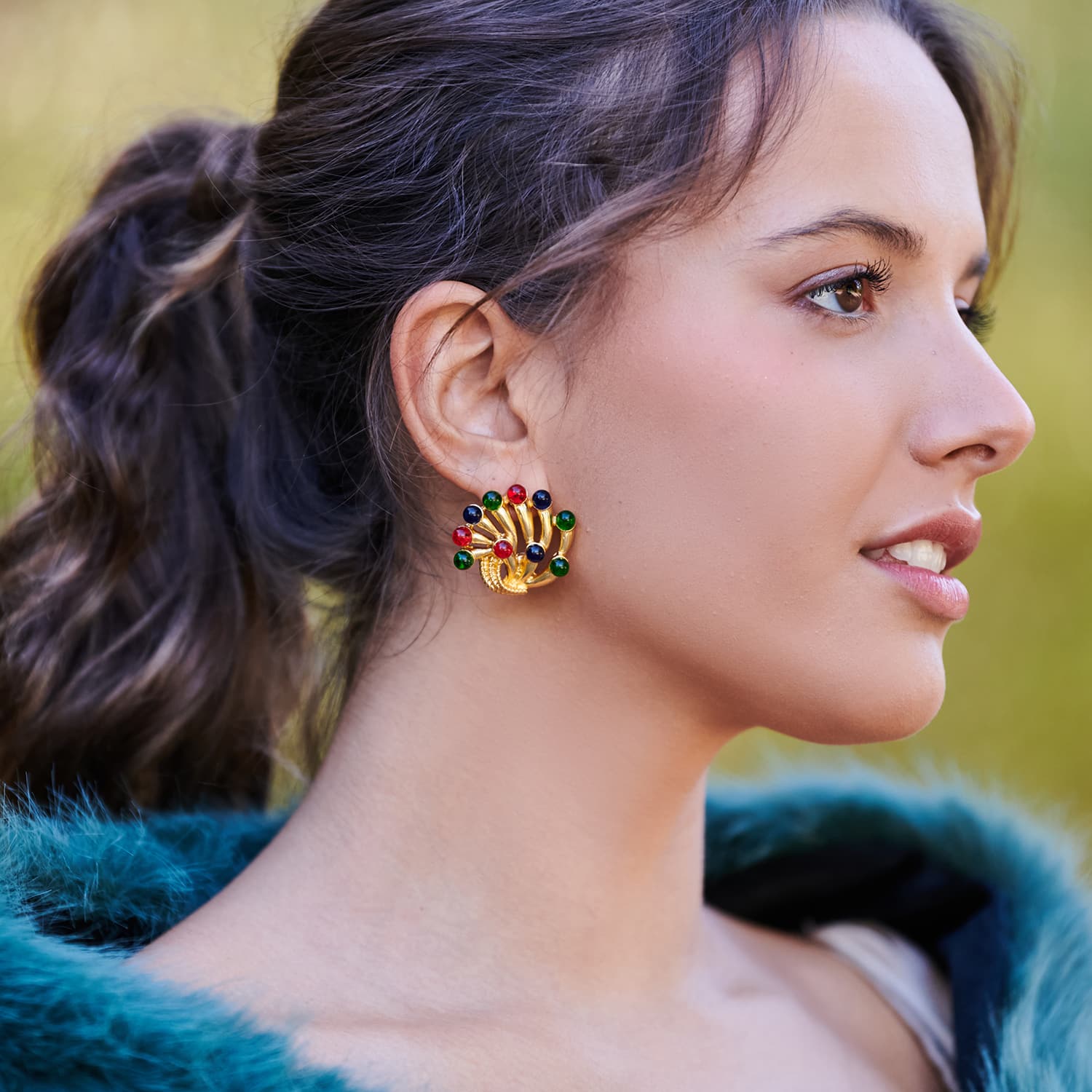 BOUCLES D'OREILLES VINTAGE BALBINA