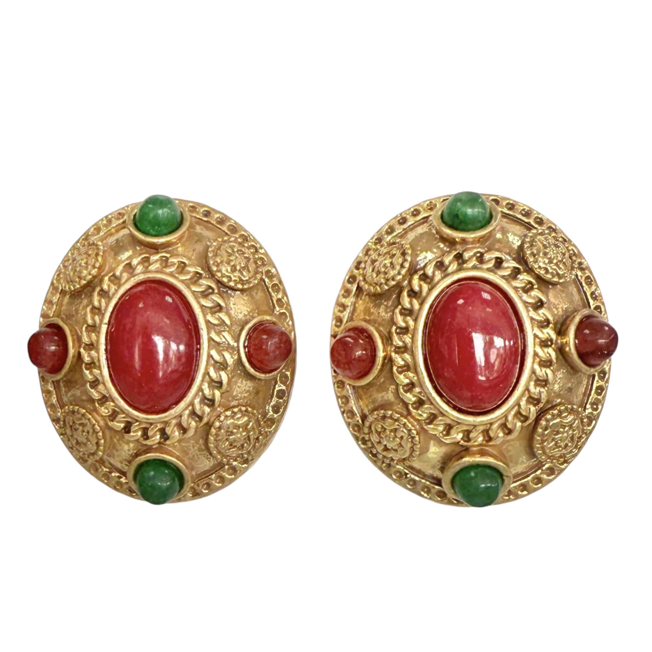 BOUCLES D'OREILLES VINTAGE ALBINA