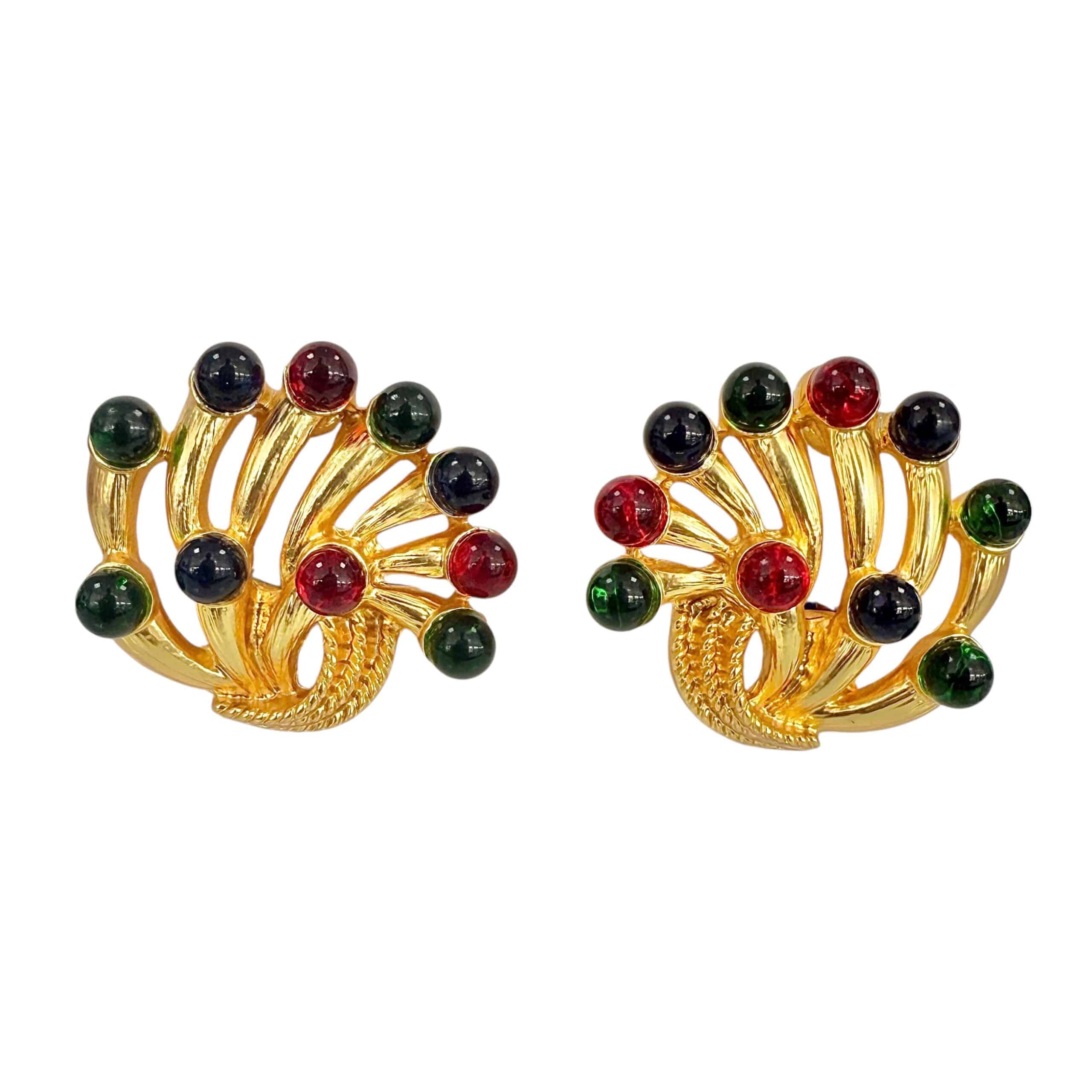 BOUCLES D'OREILLES VINTAGE BALBINA