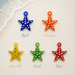 colgante cristal de murano estrella de mar 40mm portada
