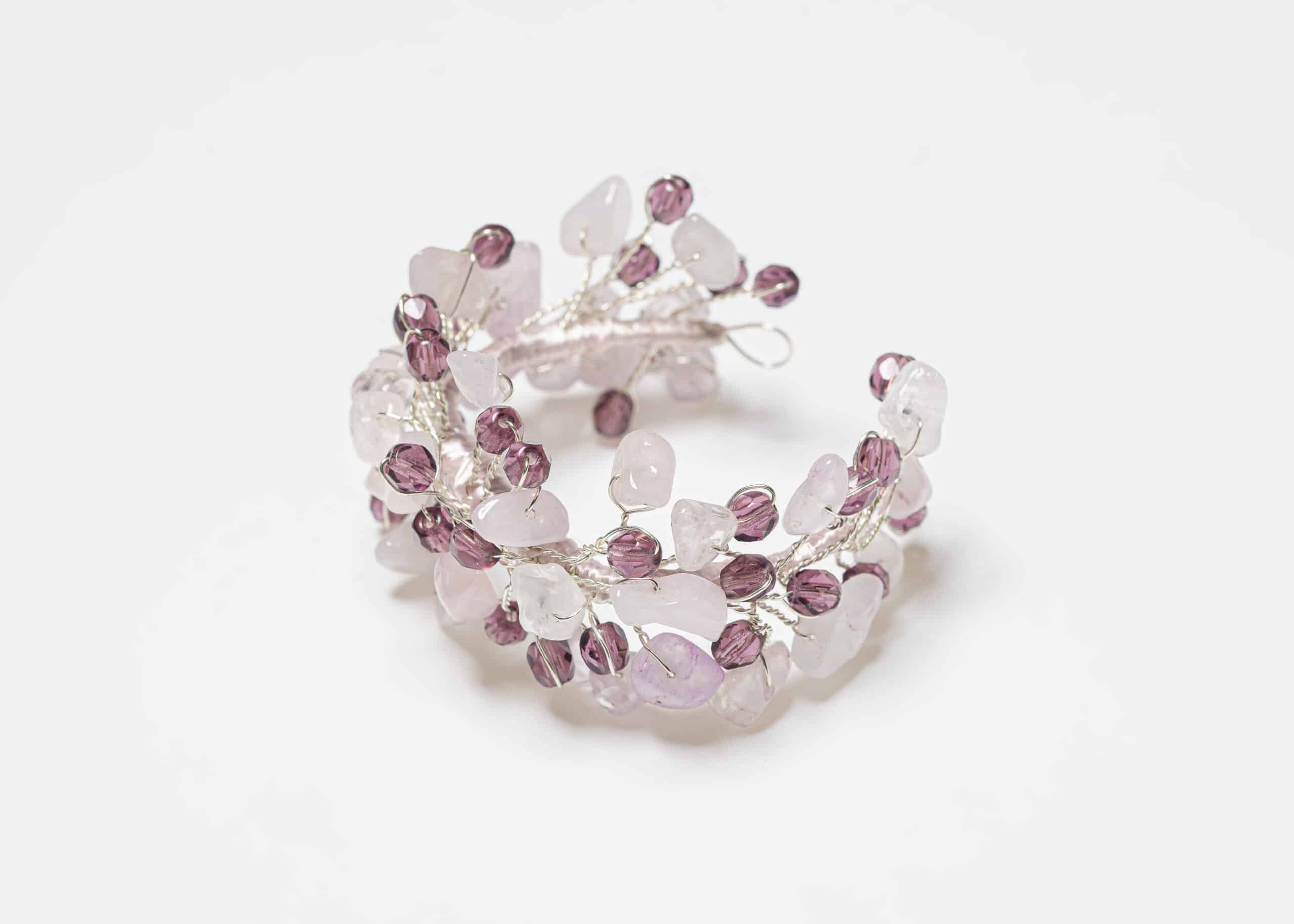 MANCHETTE DE MARIÉE LORETO ROSE