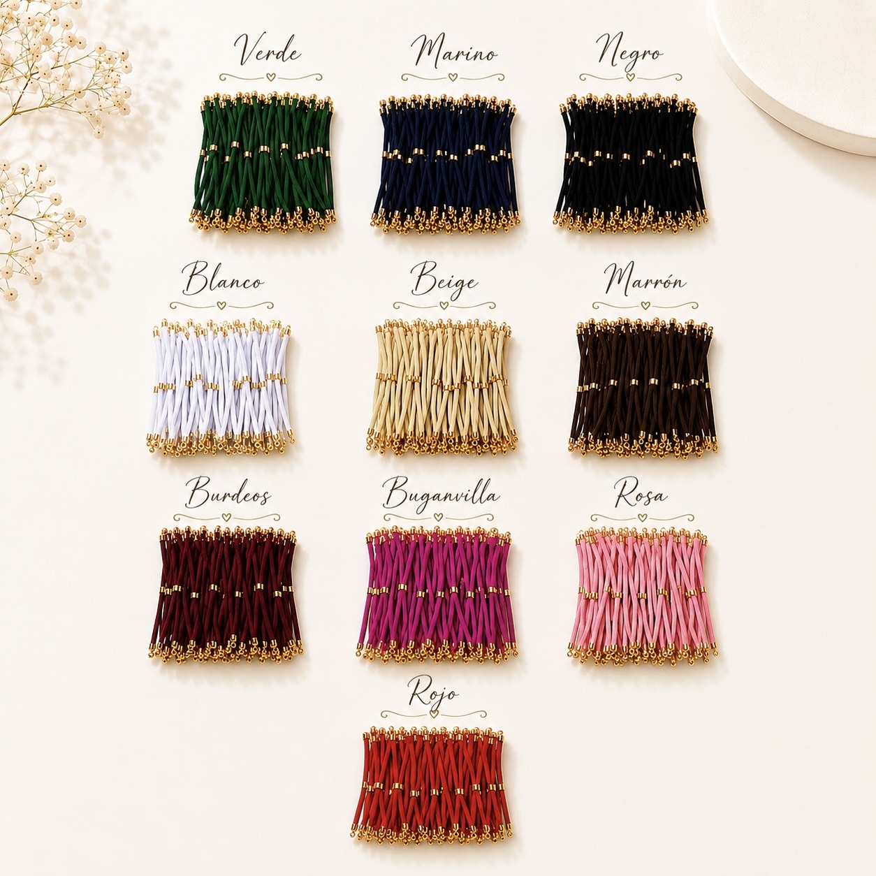 pulseras ajustables chapadas en oro portada