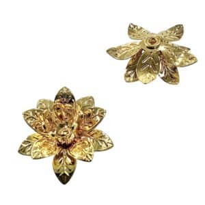 BASE FLOR 16MM ORO BRILLO (12 UDS) portada