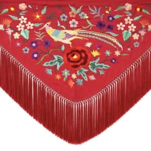 MANTONCILLO DE FLAMENCA FAISÁN ROJO PORTADA