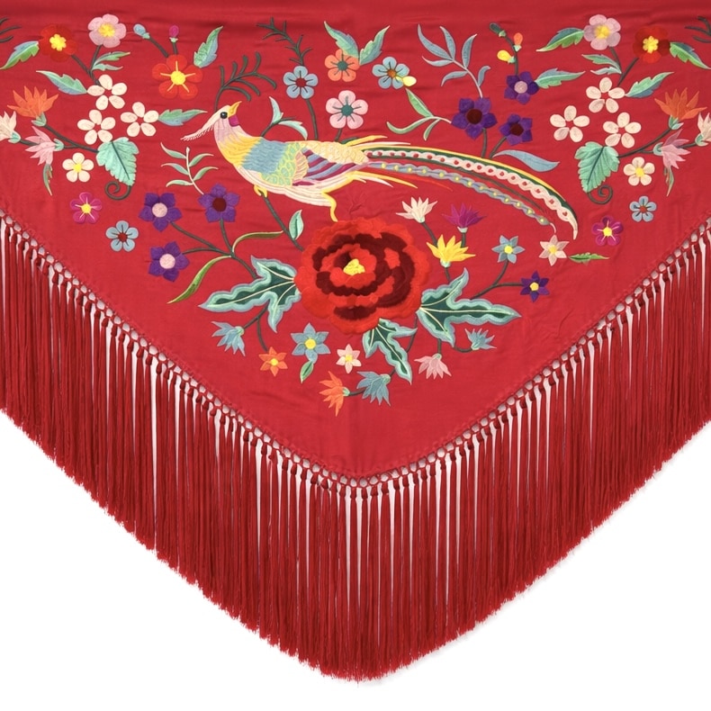 MANTONCILLO DE FLAMENCA FAISÁN ROJO PORTADA