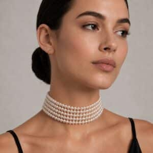 choker de perlas cinco vueltas portada