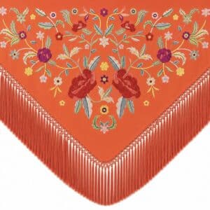 mantoncillo de flamenca estrella naranja portada