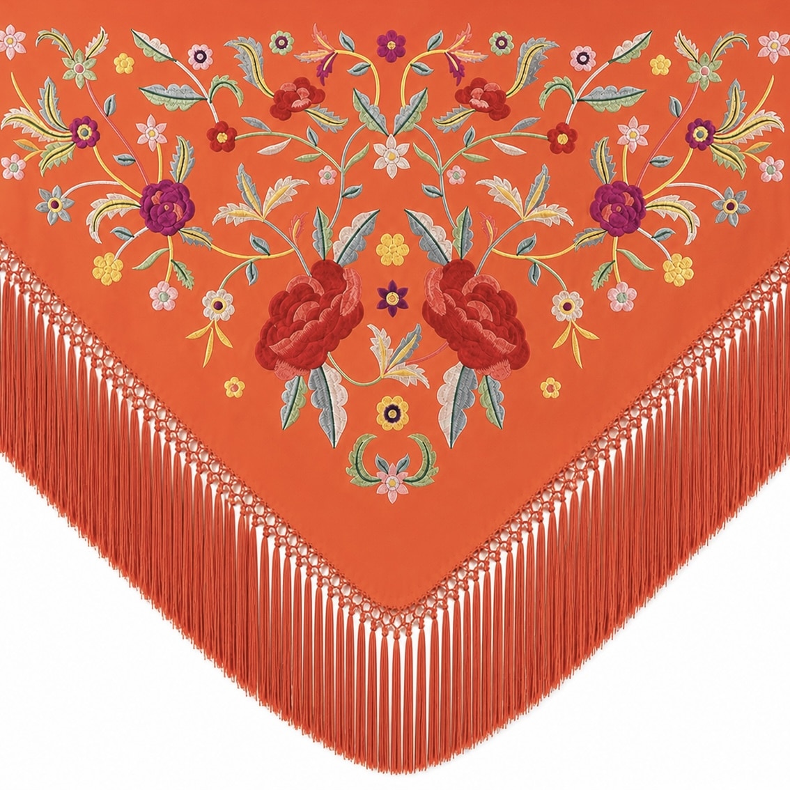 mantoncillo de flamenca estrella naranja portada