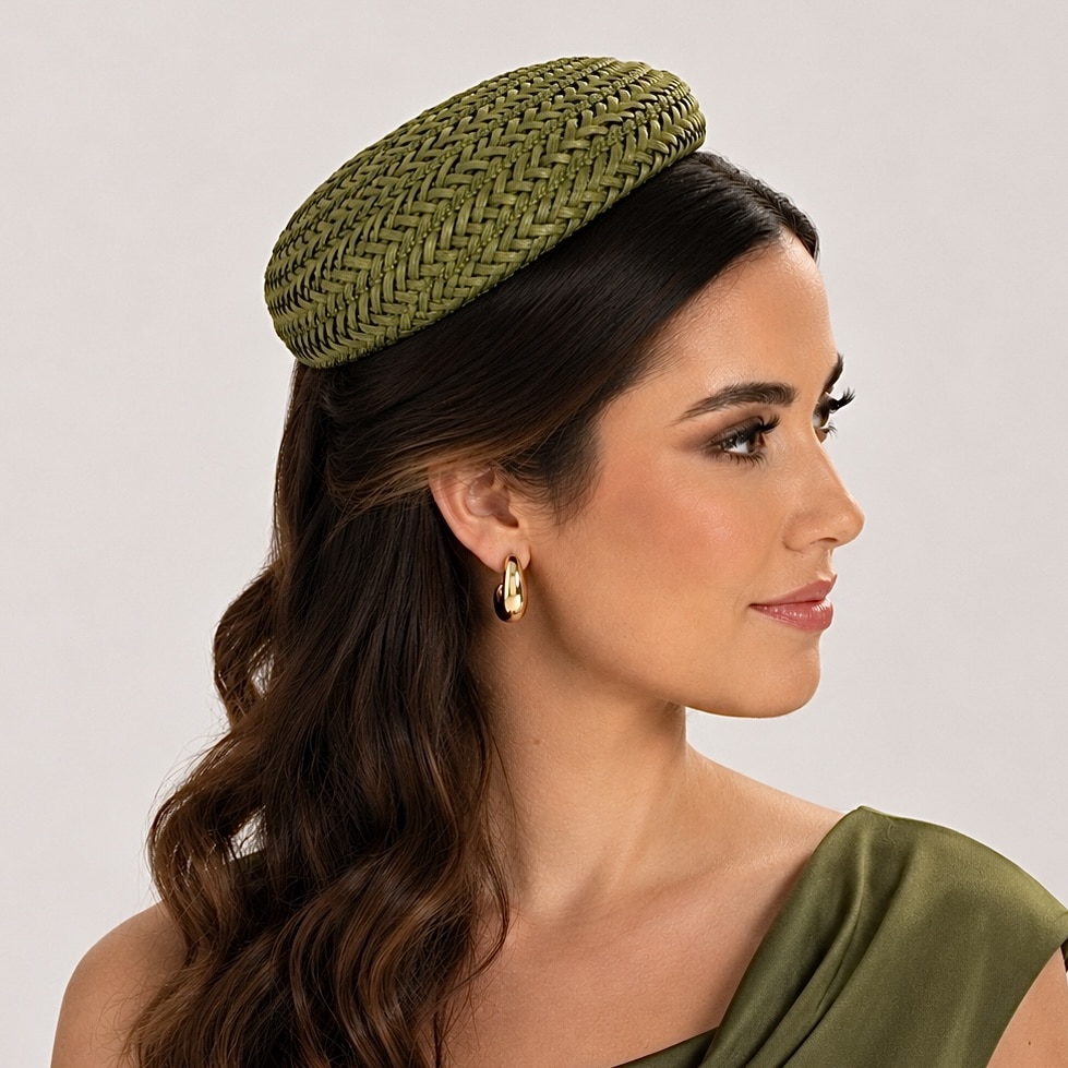 casquete pillbox verde oliva portada