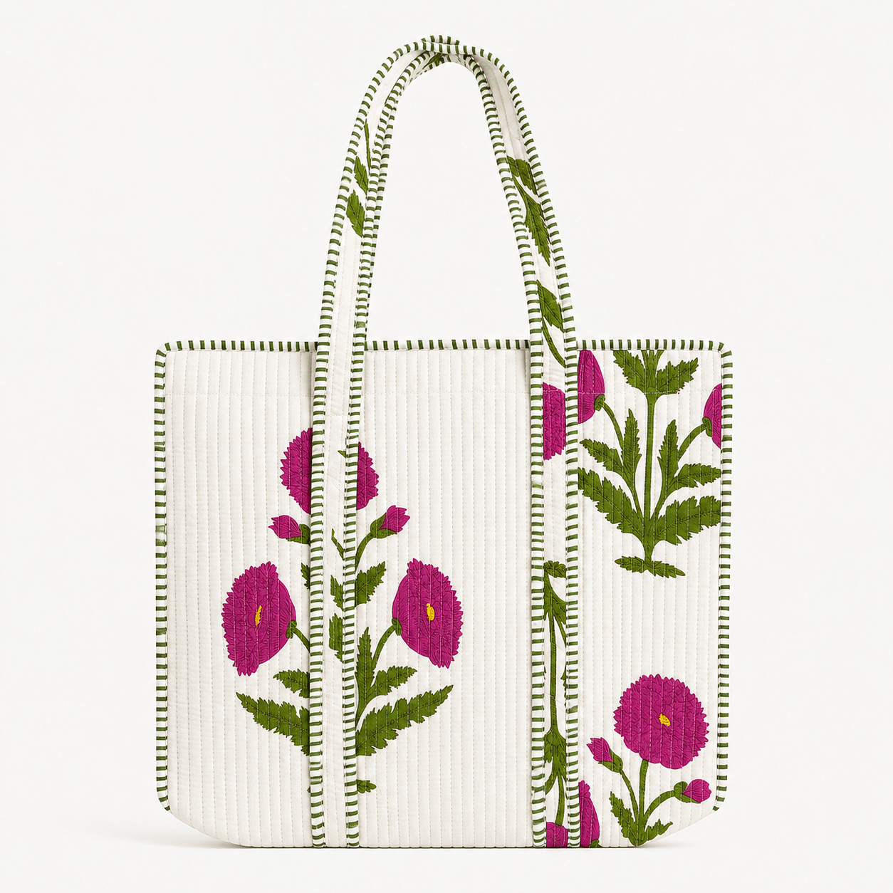 bolso shopper de tela estampados tropical modelo 11 portada