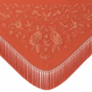 Mantoncillo de flamenca naranja barato