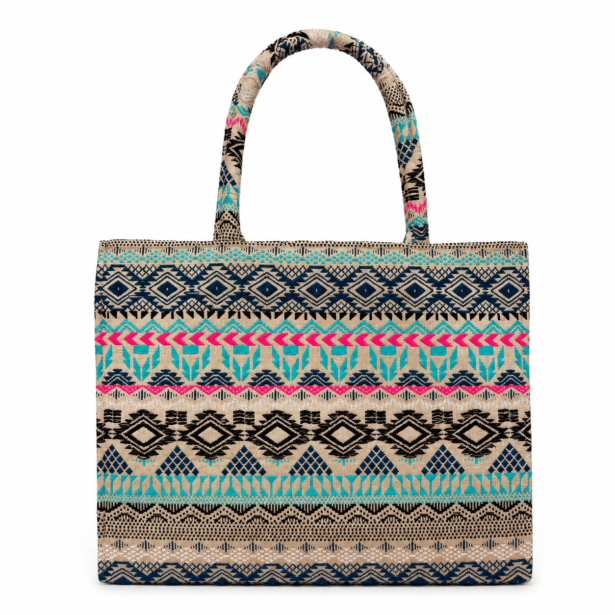 bolso shopper de tela estampados Étnicos modelo 5 portada