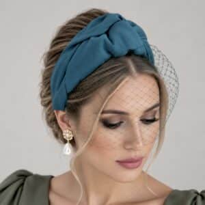 diadema callie verde mar con redecilla portada
