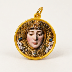 colgante virgen del rocío reina impresión 3d portada