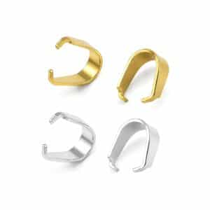conector para colgantes de acero inoxidable 3x7mm