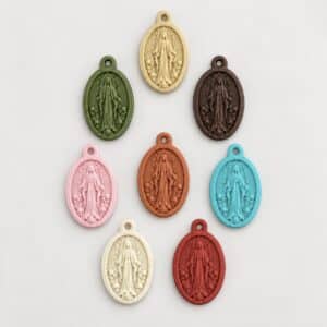 MIRACULOUS VIRGIN PENDANT 18X12MM